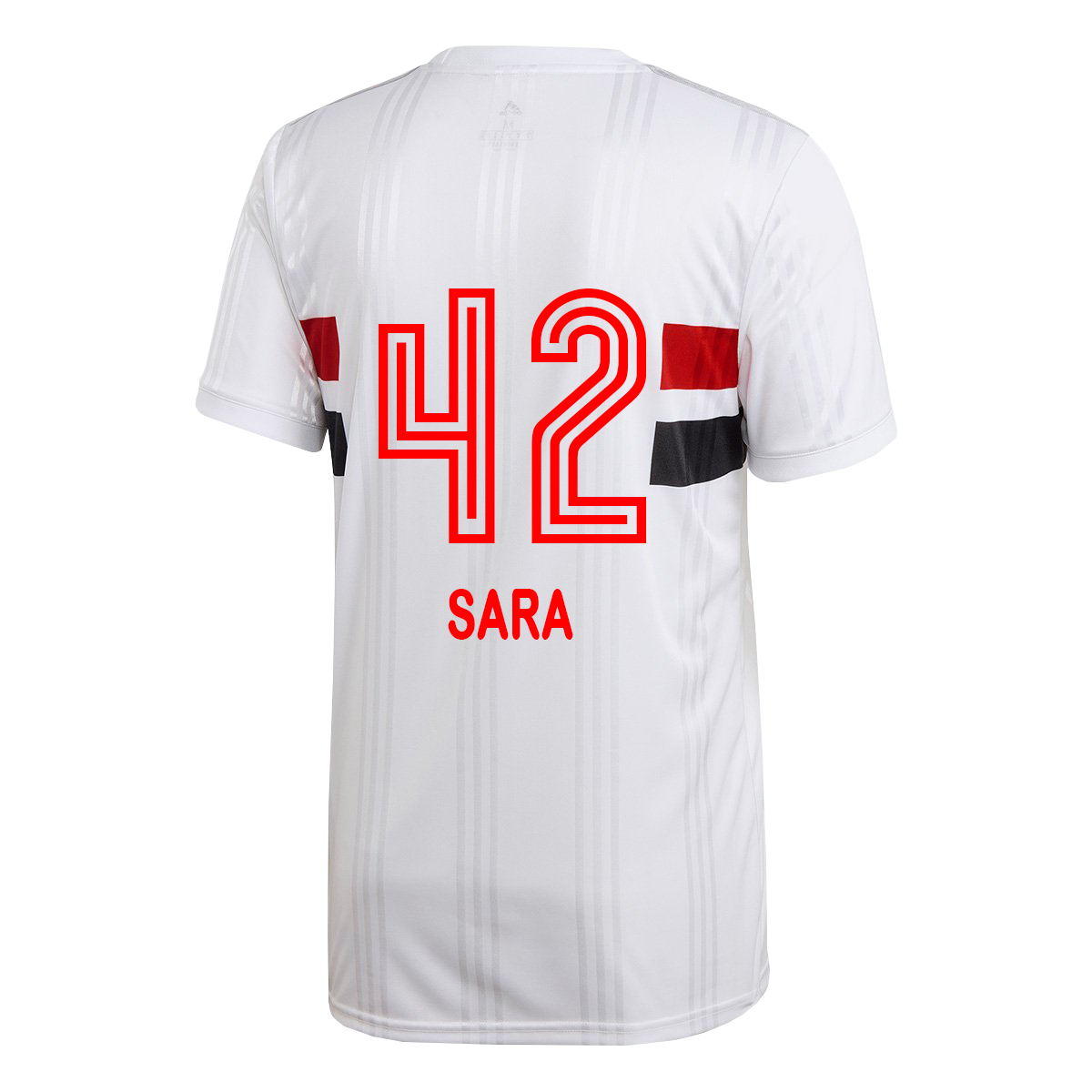 Herren Fußball Gabriel Sara #42 Heimtrikot Weiß Trikot 2020/21 Hemd