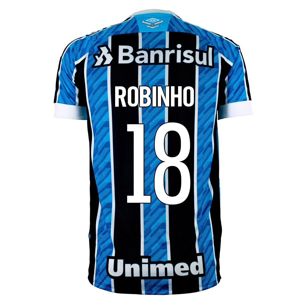 Herren Fußball Robinho #18 Heimtrikot Blau Trikot 2020/21 Hemd