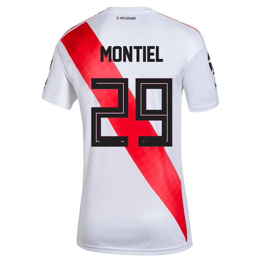 Herren Fußball Gonzalo Montiel #29 Heimtrikot Weiß Trikot 2020/21 Hemd