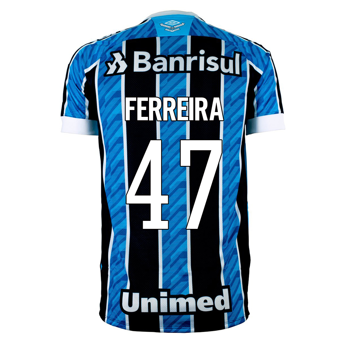 Herren Fußball Ferreira #47 Heimtrikot Blau Trikot 2020/21 Hemd