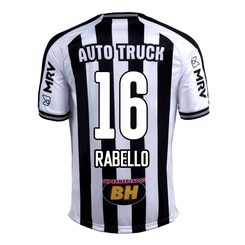 Herren Fußball Igor Rabello #16 Heimtrikot Schwarz Weiß Trikot 2020/21 Hemd