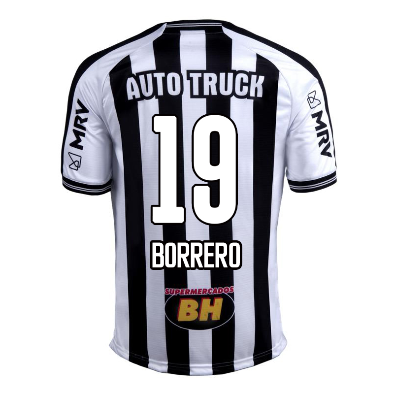 Herren Fußball Dylan Borrero #19 Heimtrikot Schwarz Weiß Trikot 2020/21 Hemd
