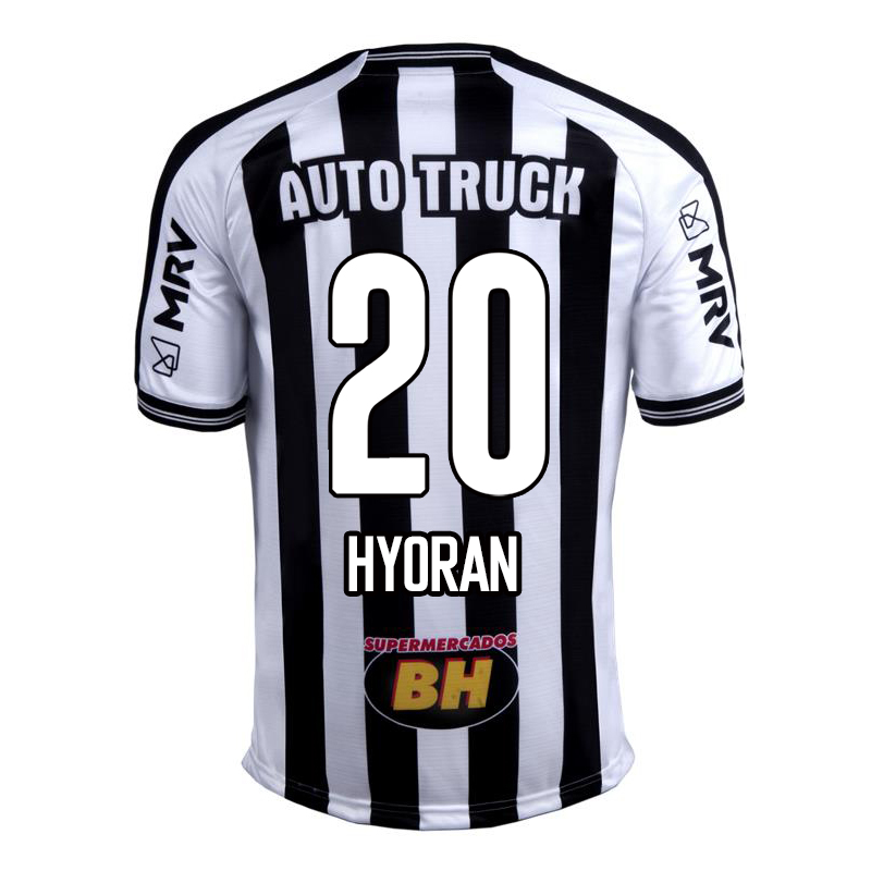 Herren Fußball Hyoran #20 Heimtrikot Schwarz Weiß Trikot 2020/21 Hemd