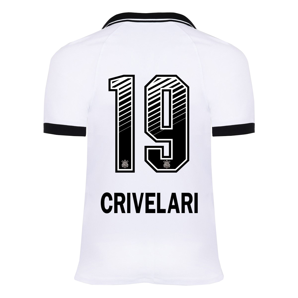 Herren Fußball Crivelari #19 Heimtrikot Weiß Trikot 2020/21 Hemd