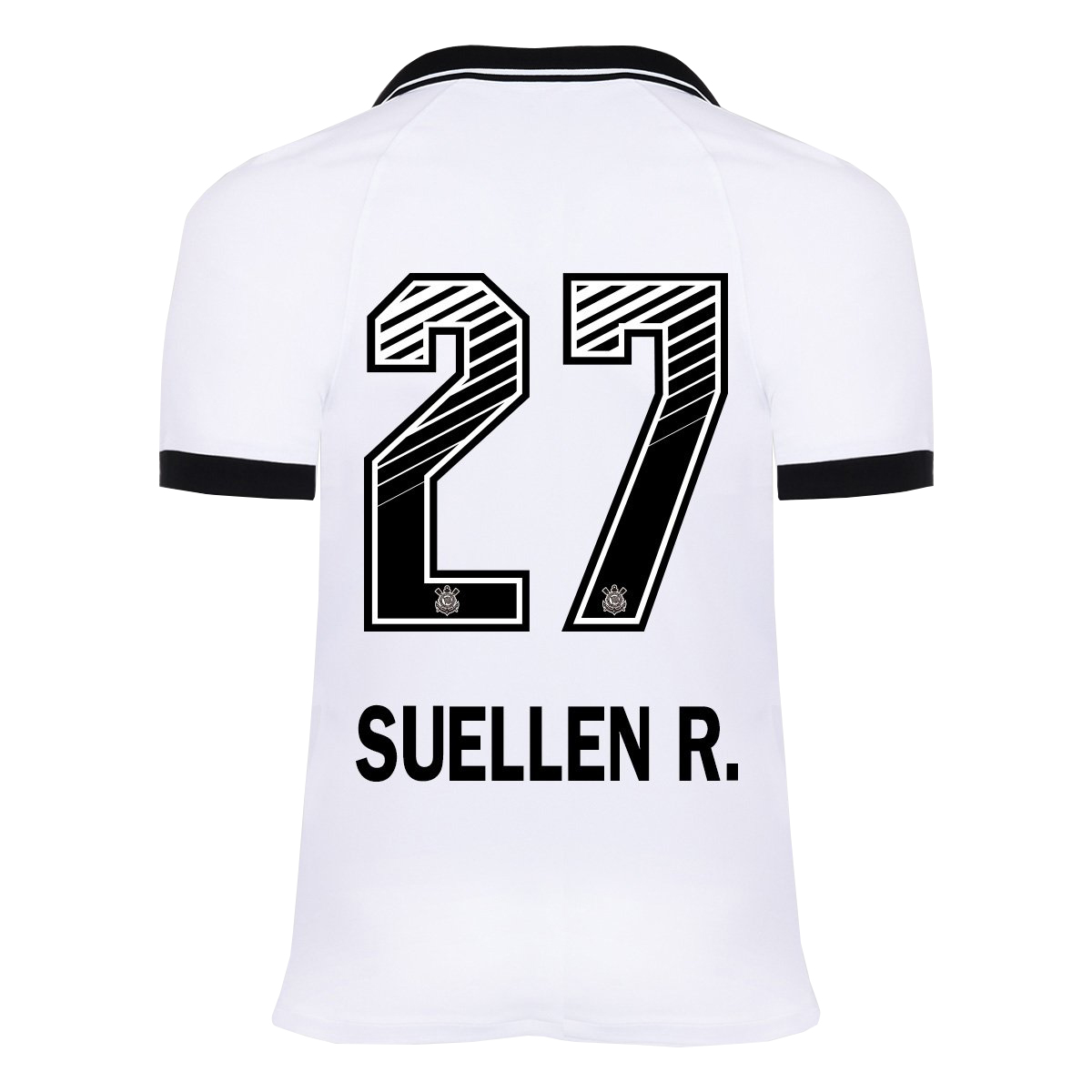 Herren Fußball Suellen R. #27 Heimtrikot Weiß Trikot 2020/21 Hemd