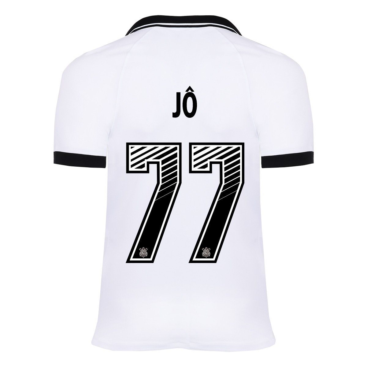 Herren Fußball Jo #77 Heimtrikot Weiß Trikot 2020/21 Hemd
