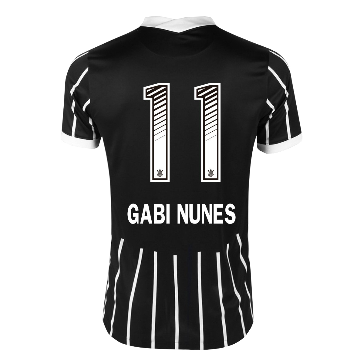 Herren Fußball Gabi Nunes #11 Auswärtstrikot Schwarz Trikot 2020/21 Hemd