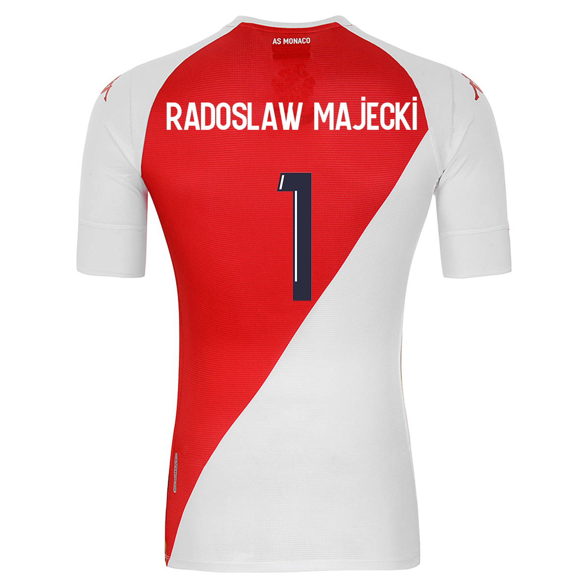 Herren Fußball Radoslaw Majecki #1 Heimtrikot Rot Weiß Trikot 2020/21 Hemd