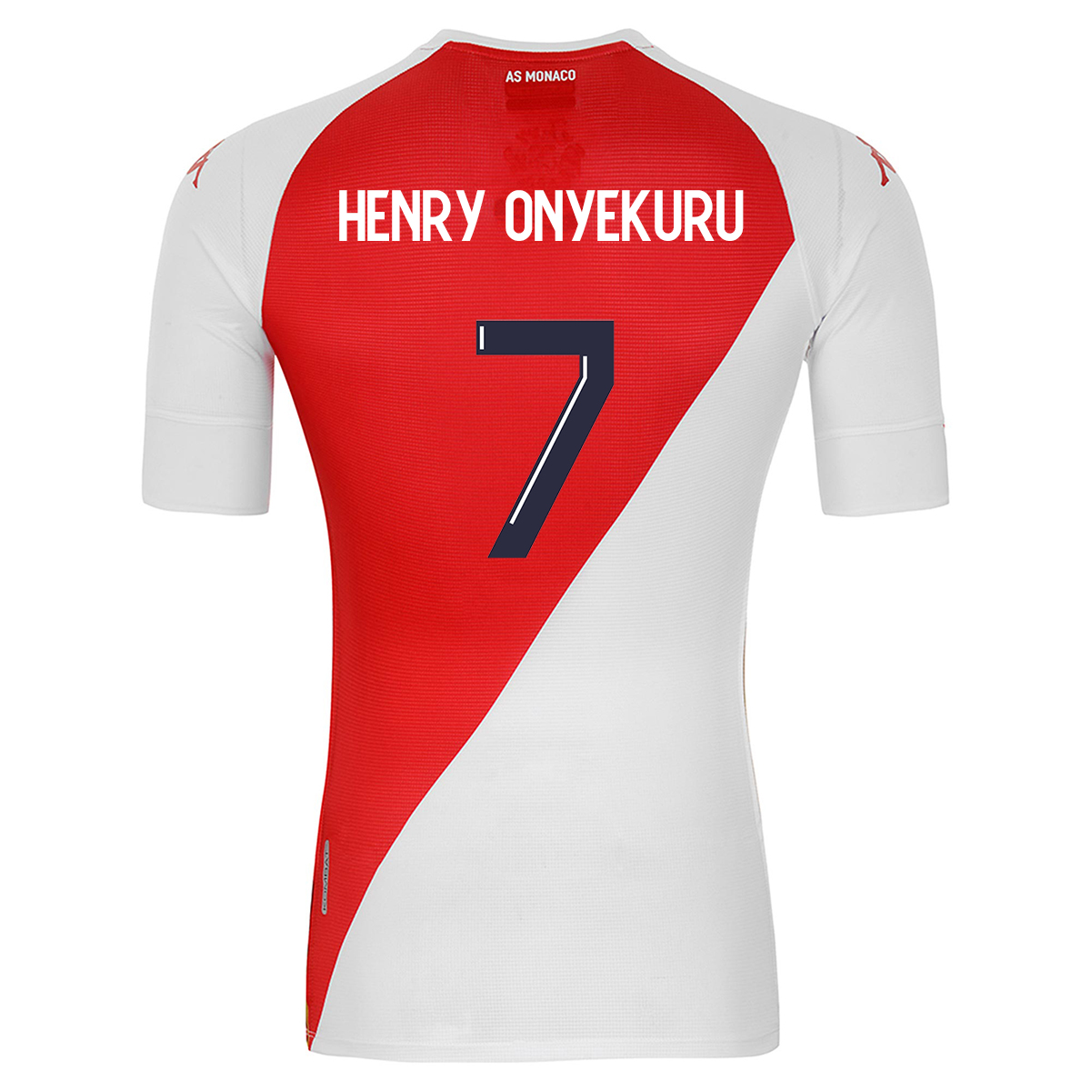 Herren Fußball Henry Onyekuru #7 Heimtrikot Rot Weiß Trikot 2020/21 Hemd