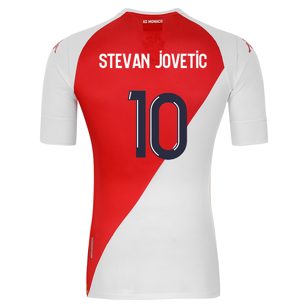 Herren Fußball Stevan Jovetic #10 Heimtrikot Rot Weiß Trikot 2020/21 Hemd