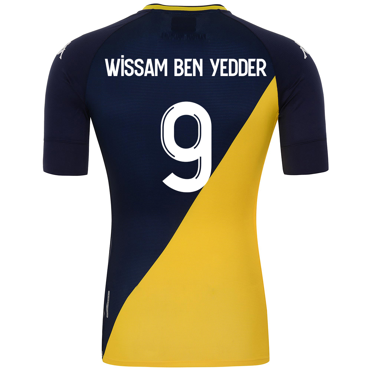 Herren Fußball Wissam Ben Yedder #9 Auswärtstrikot Königsblau Trikot 2020/21 Hemd