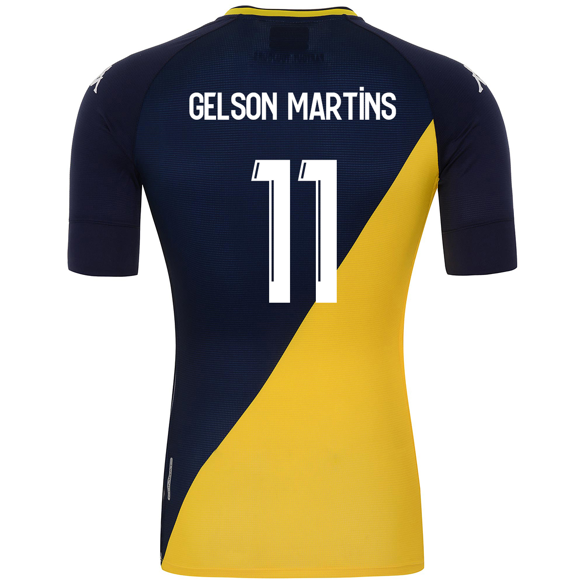 Herren Fußball Gelson Martins #11 Auswärtstrikot Königsblau Trikot 2020/21 Hemd