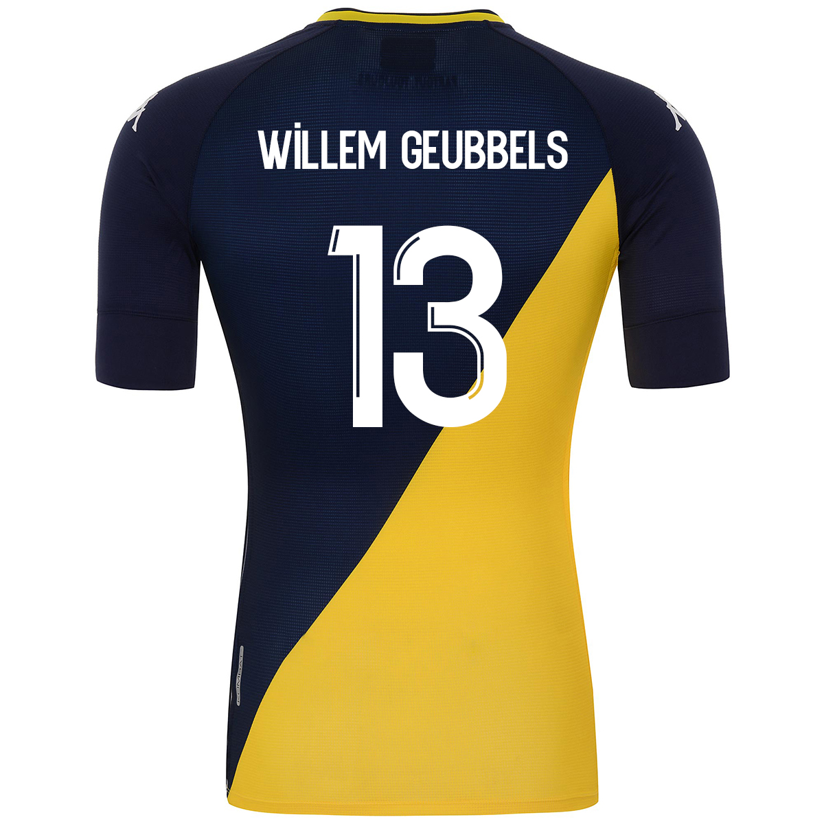 Herren Fußball Willem Geubbels #13 Auswärtstrikot Königsblau Trikot 2020/21 Hemd