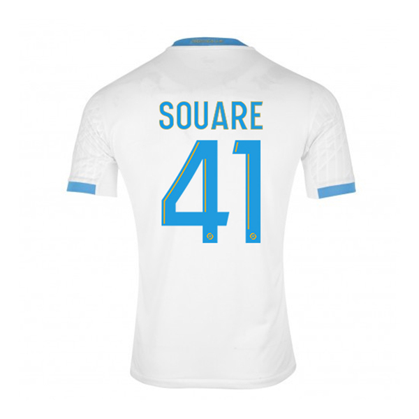 Herren Fußball Cheick Souare #41 Heimtrikot Weiß Blau Trikot 2020/21 Hemd