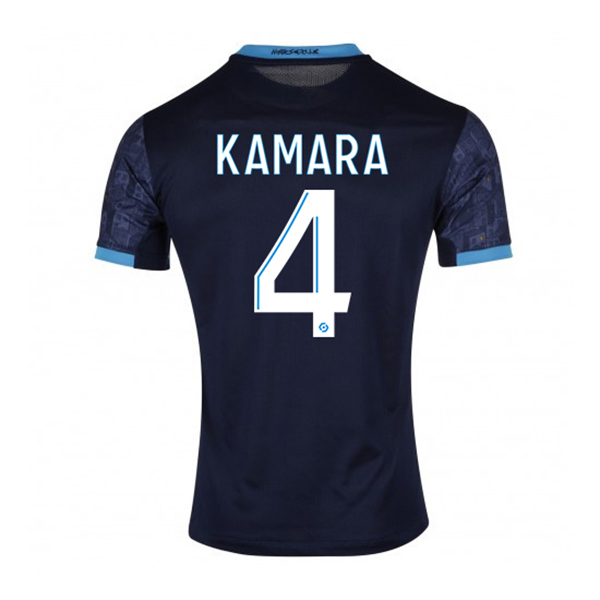 Herren Fußball Boubacar Kamara #4 Auswärtstrikot Dunkelheit Trikot 2020/21 Hemd