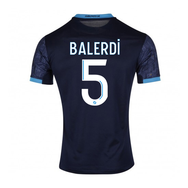 Herren Fußball Leonardo Balerdi #5 Auswärtstrikot Dunkelheit Trikot 2020/21 Hemd