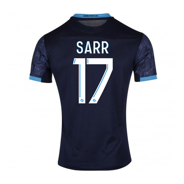 Herren Fußball Bouna Sarr #17 Auswärtstrikot Dunkelheit Trikot 2020/21 Hemd