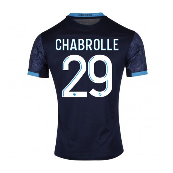 Herren Fußball Florian Chabrolle #29 Auswärtstrikot Dunkelheit Trikot 2020/21 Hemd