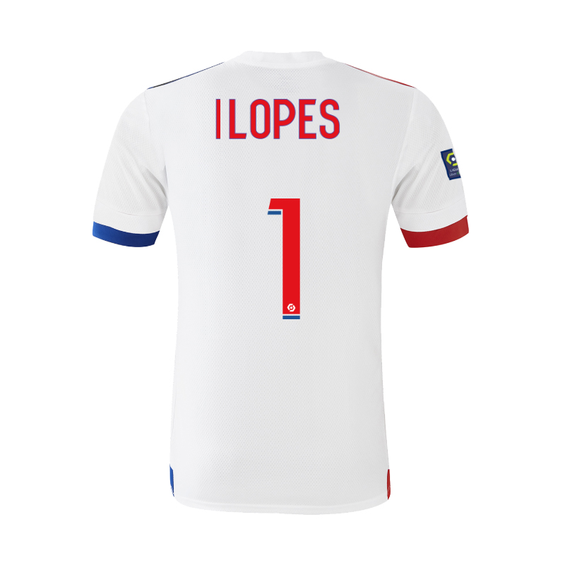 Herren Fußball Anthony Lopes #1 Heimtrikot Weiß Trikot 2020/21 Hemd