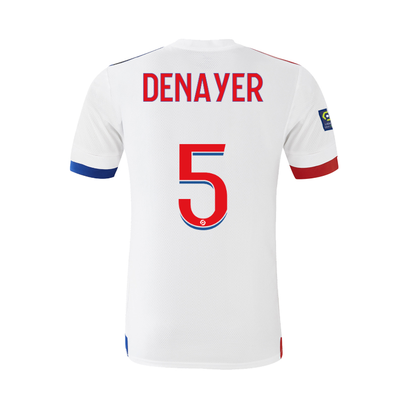 Herren Fußball Jason Denayer #5 Heimtrikot Weiß Trikot 2020/21 Hemd