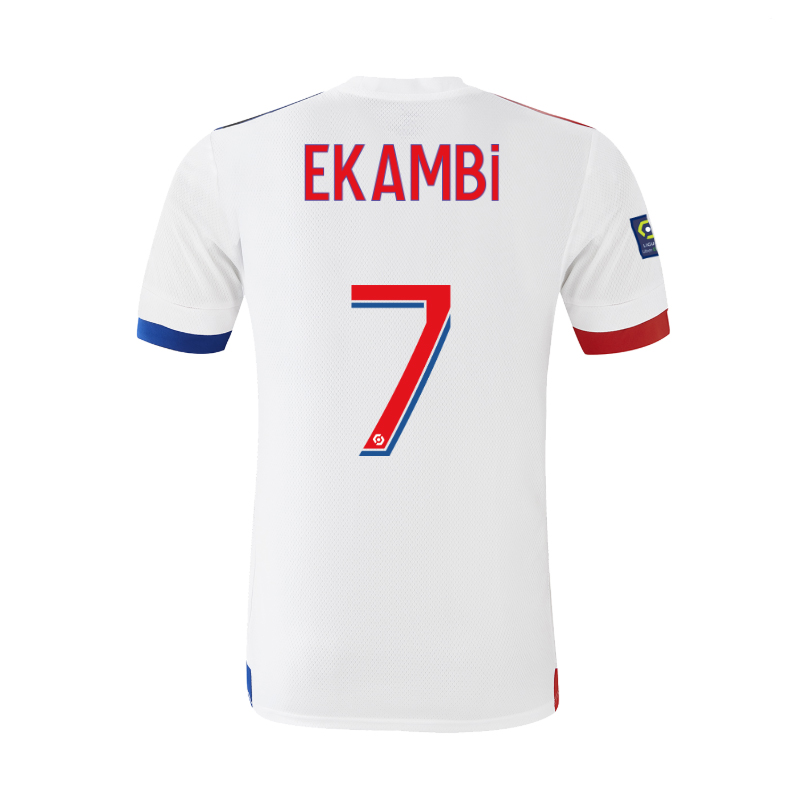 Herren Fußball Karl Toko Ekambi #7 Heimtrikot Weiß Trikot 2020/21 Hemd
