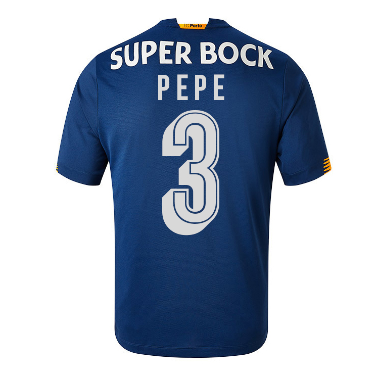 Herren Fußball Pepe #3 Auswärtstrikot Kobaltblau Trikot 2020/21 Hemd