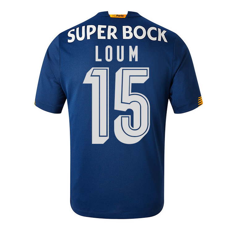 Herren Fußball Mamadou Loum #15 Auswärtstrikot Kobaltblau Trikot 2020/21 Hemd