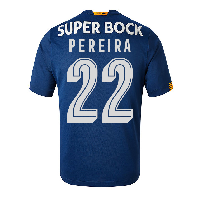 Herren Fußball Danilo Pereira #22 Auswärtstrikot Kobaltblau Trikot 2020/21 Hemd