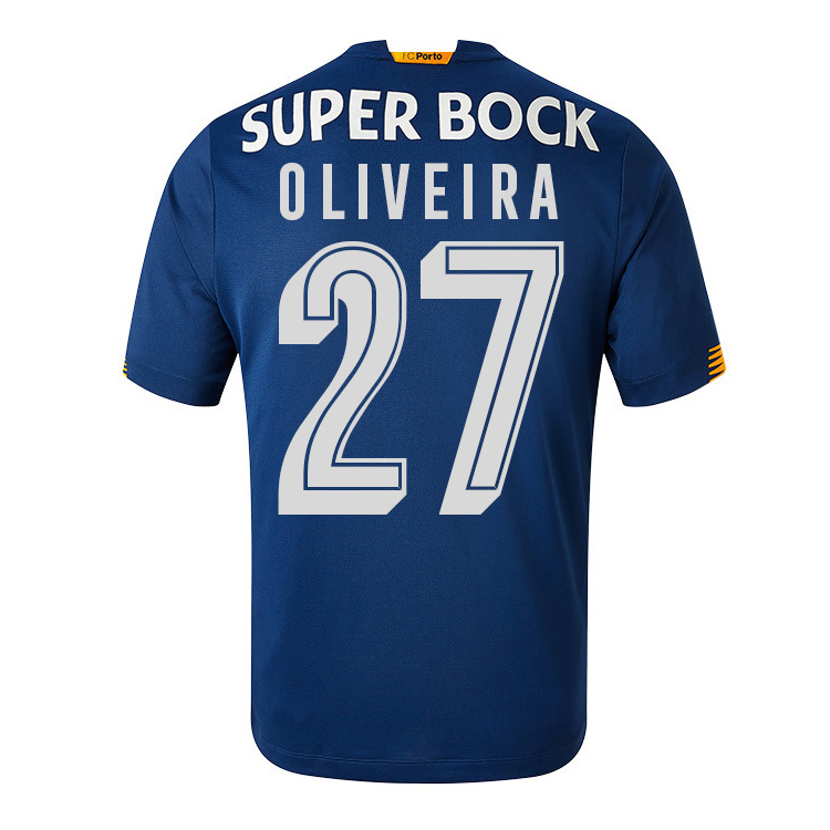 Herren Fußball Sergio Oliveira #27 Auswärtstrikot Kobaltblau Trikot 2020/21 Hemd