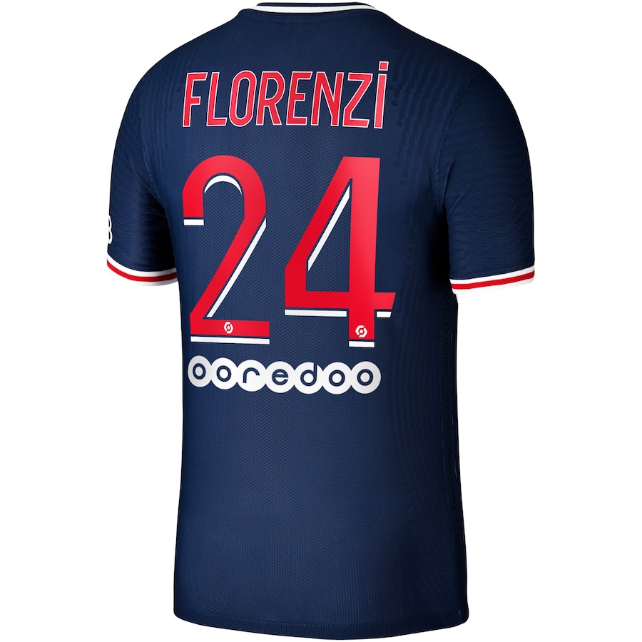 Herren Fußball Alessandro Florenzi #24 Heimtrikot Dunkelheit Trikot 2020/21 Hemd
