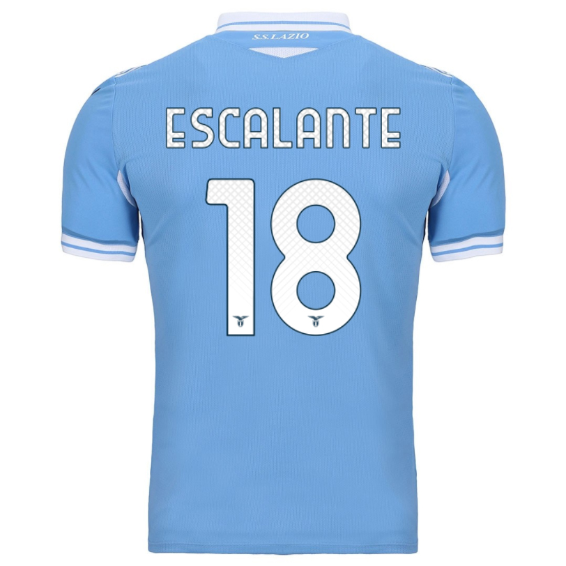 Herren Fußball Gonzalo Escalante #18 Heimtrikot Weiß Trikot 2020/21 Hemd