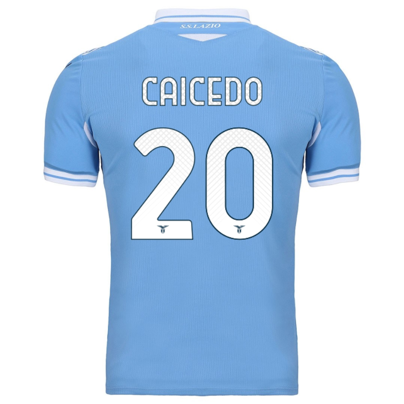 Herren Fußball Felipe Caicedo #20 Heimtrikot Weiß Trikot 2020/21 Hemd