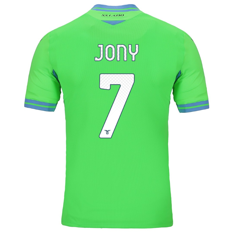 Herren Fußball Jony #7 Auswärtstrikot Grün Trikot 2020/21 Hemd