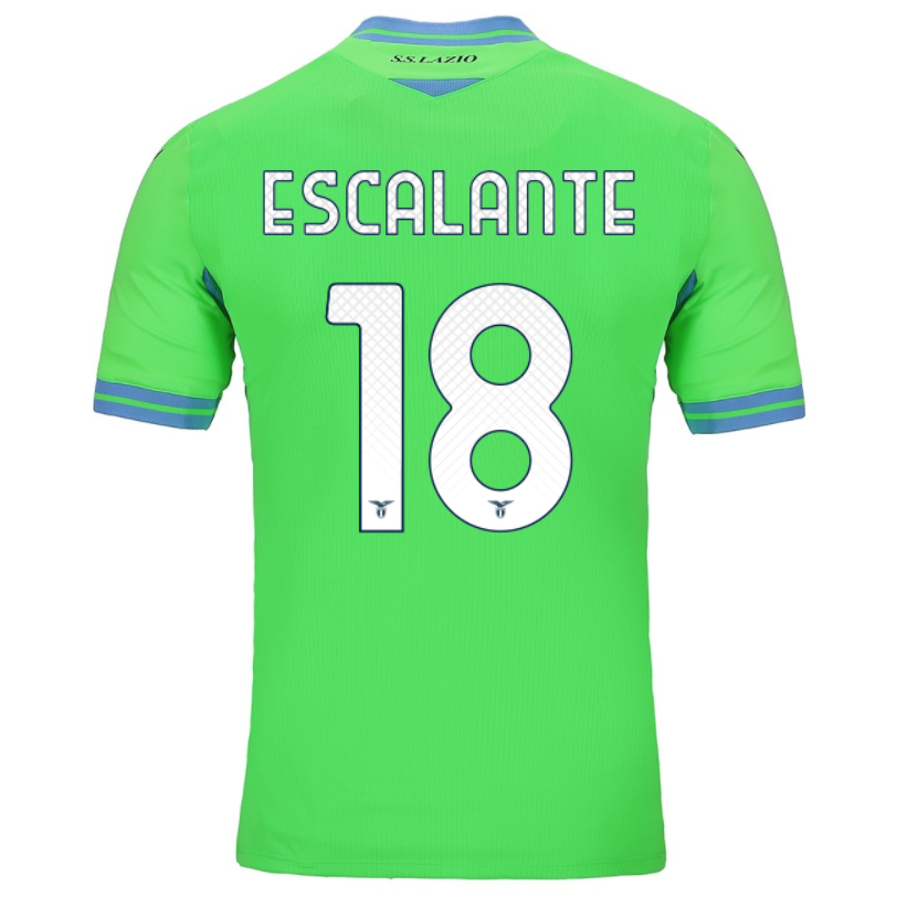 Herren Fußball Gonzalo Escalante #18 Auswärtstrikot Grün Trikot 2020/21 Hemd