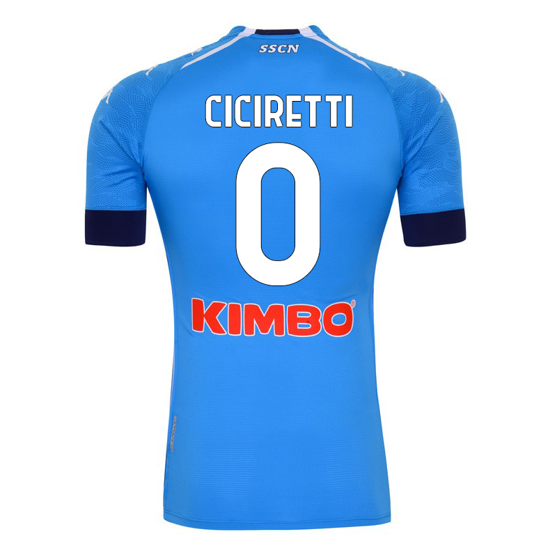 Herren Fußball Amato Ciciretti #0 Heimtrikot Blau Trikot 2020/21 Hemd