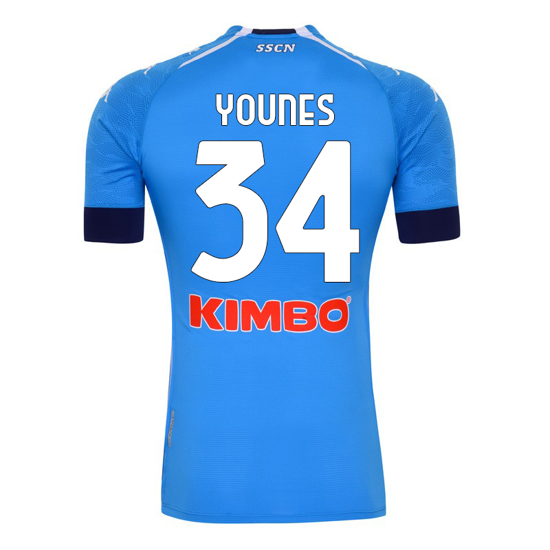 Herren Fußball Amin Younes #34 Heimtrikot Blau Trikot 2020/21 Hemd
