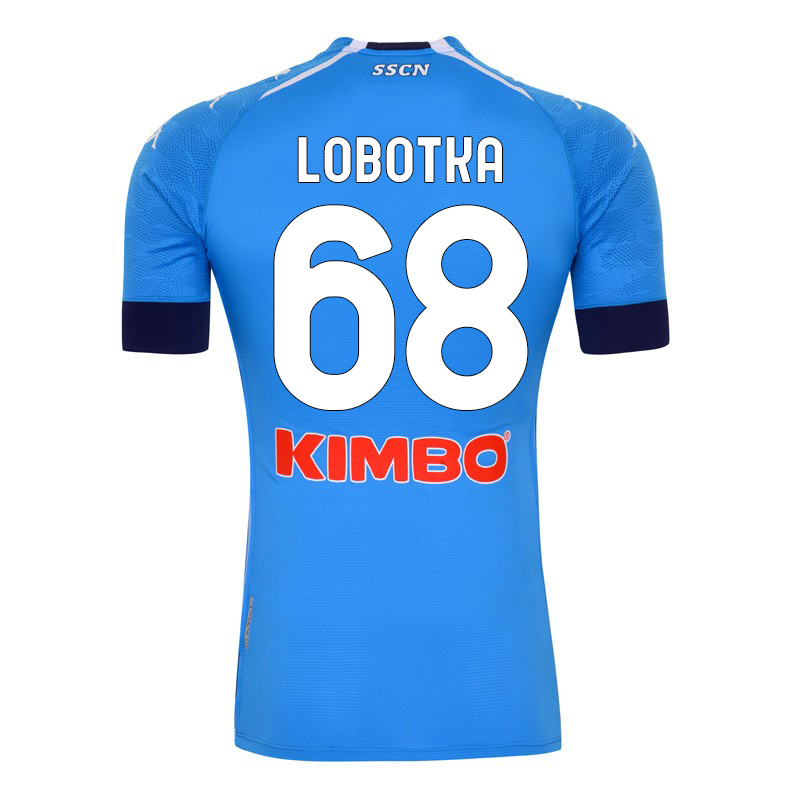 Herren Fußball Stanislav Lobotka #68 Heimtrikot Blau Trikot 2020/21 Hemd