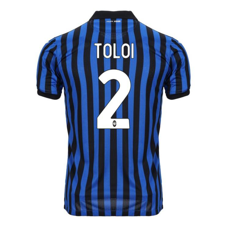Herren Fußball Rafael Toloi #2 Heimtrikot Blau Schwarz Trikot 2020/21 Hemd