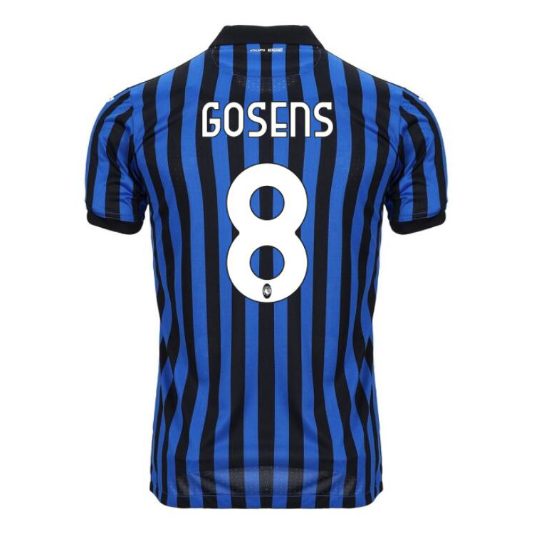 Herren Fußball Robin Gosens #8 Heimtrikot Blau Schwarz Trikot 2020/21 Hemd