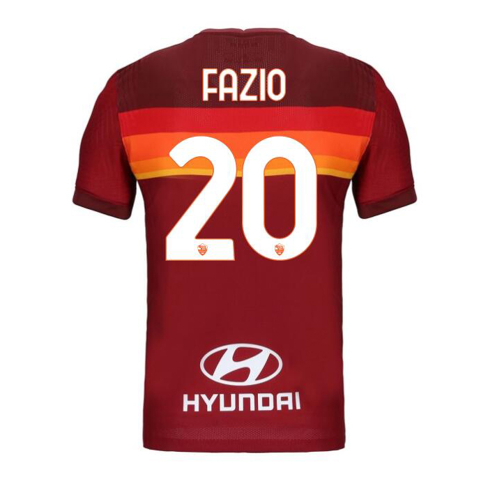 Herren Fußball Federico Fazio #20 Heimtrikot Rot Trikot 2020/21 Hemd