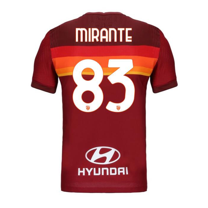 Herren Fußball Antonio Mirante #83 Heimtrikot Rot Trikot 2020/21 Hemd