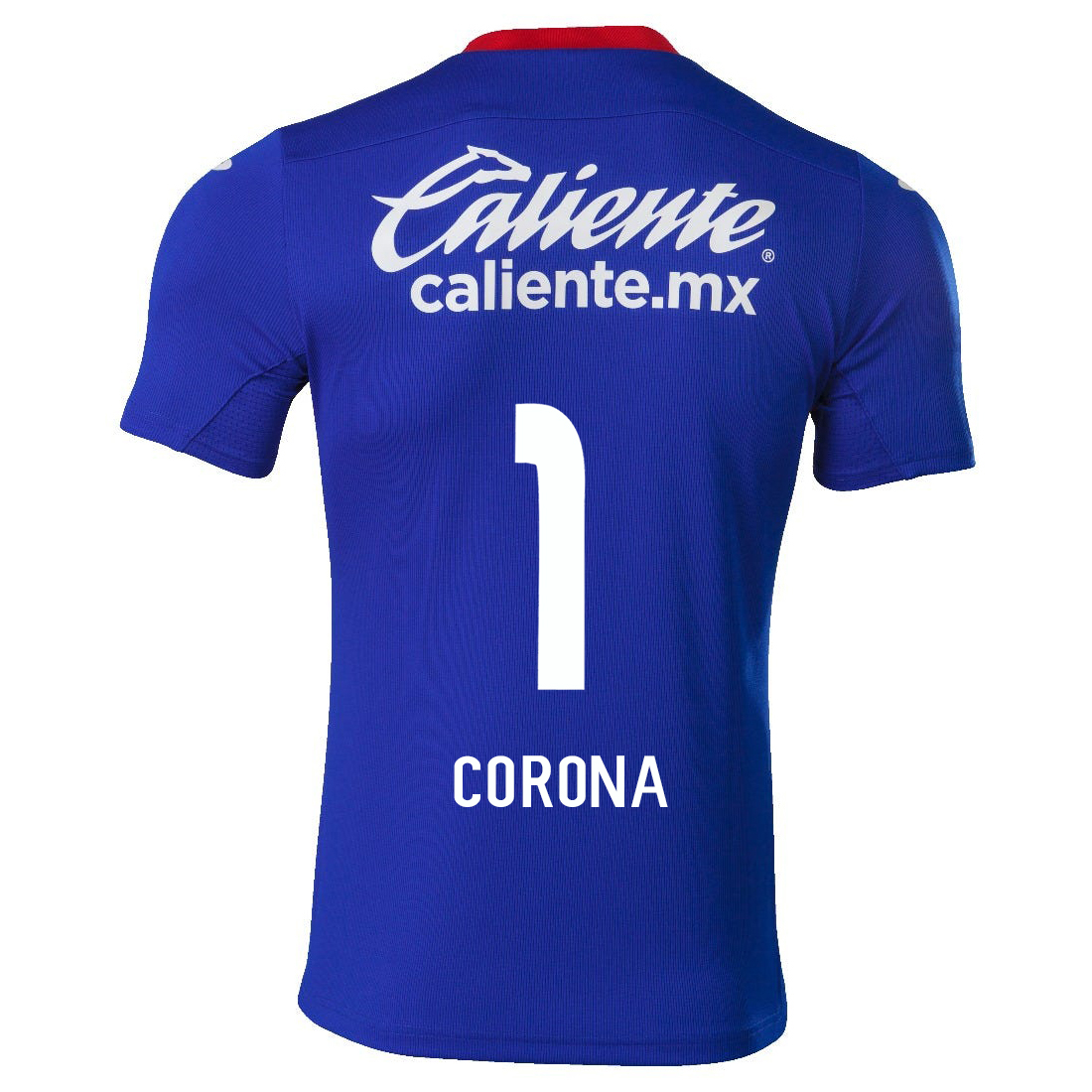 Herren Fußball Jesus Corona #1 Heimtrikot Königsblau Trikot 2020/21 Hemd