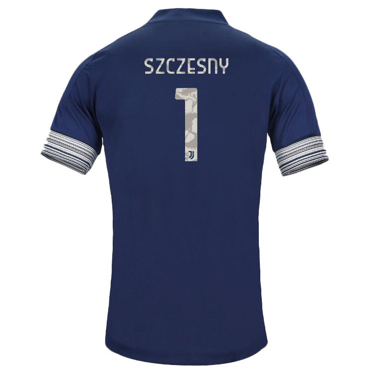 Herren Fußball Wojciech Szczesny #1 Auswärtstrikot Dunkelheit Trikot 2020/21 Hemd