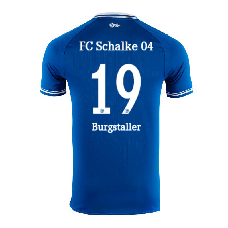 Herren Fußball Guido Burgstaller #19 Heimtrikot Blau Trikot 2020/21 Hemd