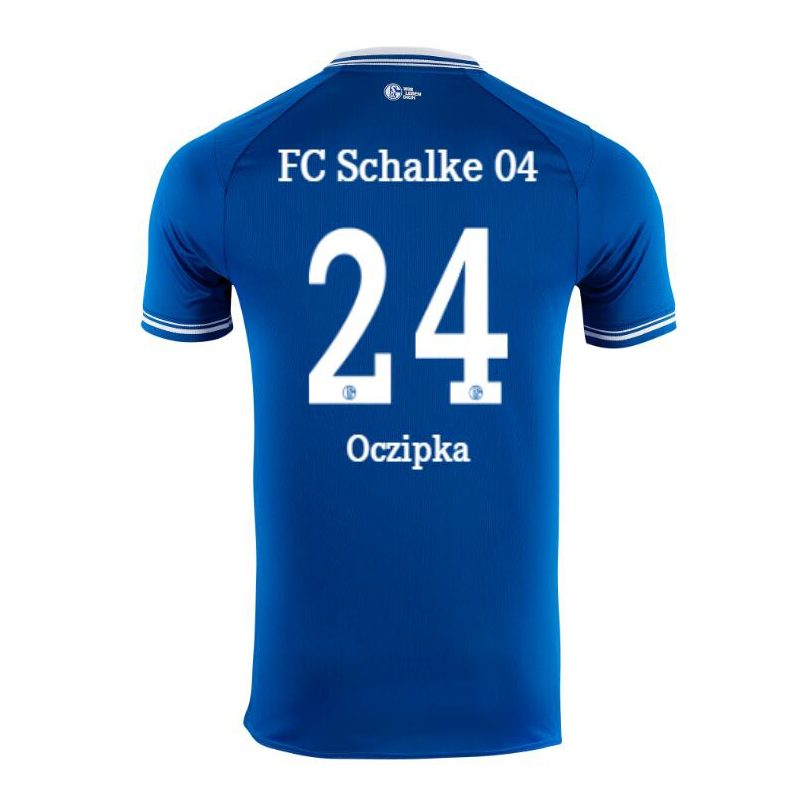 Herren Fußball Bastian Oczipka #24 Heimtrikot Blau Trikot 2020/21 Hemd