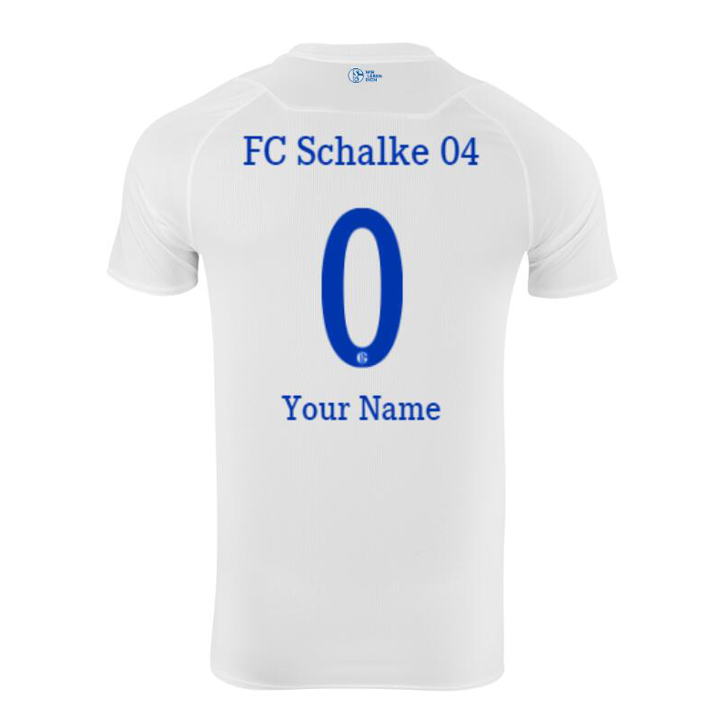 Herren Fußball Dein Name #0 Auswärtstrikot Weiß Trikot 2020/21 Hemd
