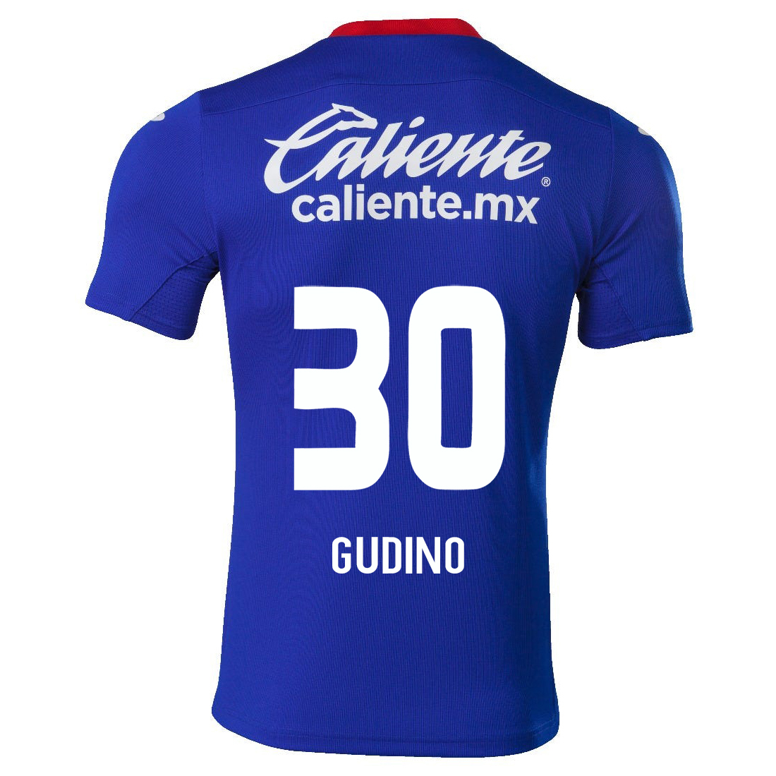 Herren Fußball Andres Gudino #30 Heimtrikot Königsblau Trikot 2020/21 Hemd