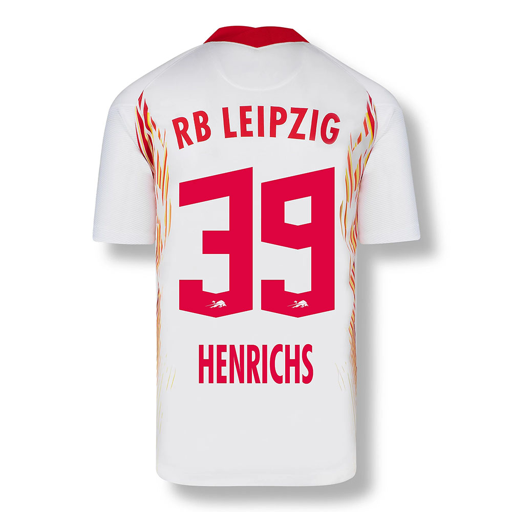 Herren Fußball Benjamin Henrichs #39 Heimtrikot Rot-weiss Trikot 2020/21 Hemd