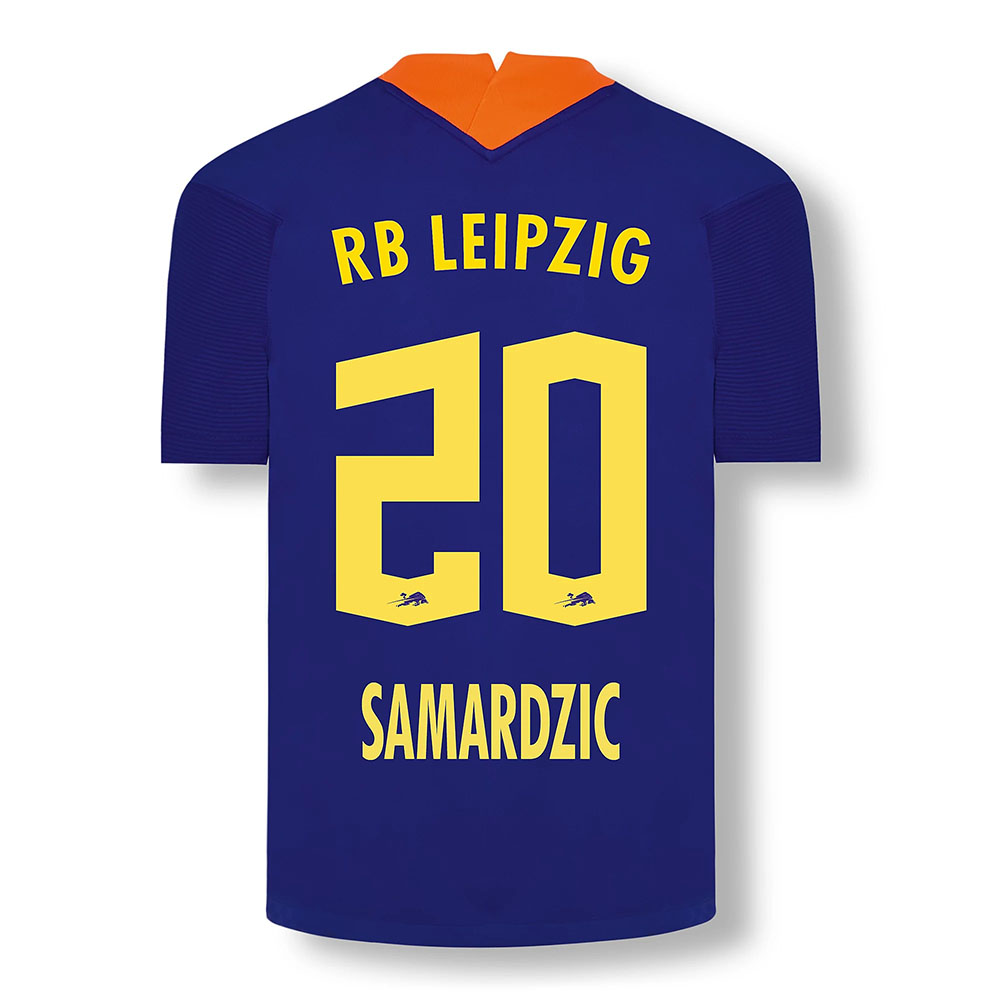 Herren Fußball Lazar Samardzic #20 Ausweichtrikot Elektrisches Blau Trikot 2020/21 Hemd