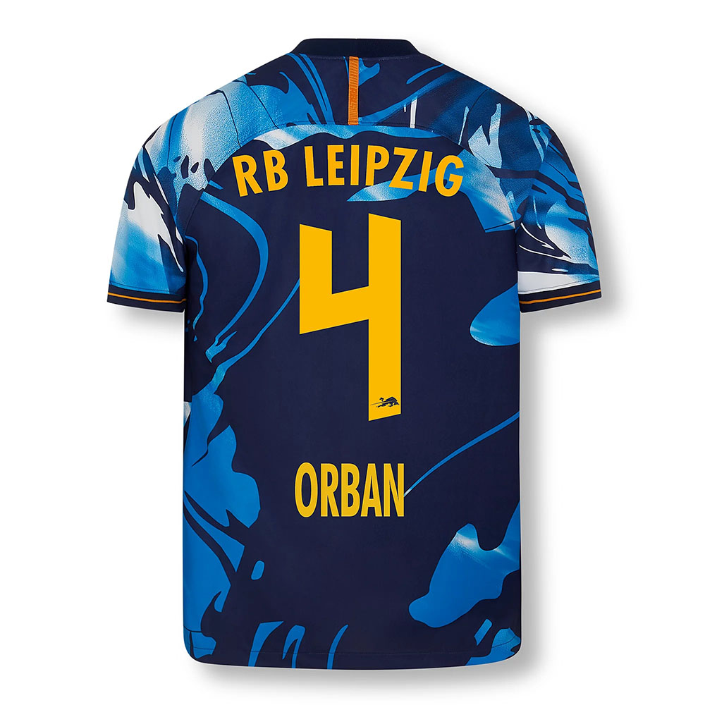 Herren Fußball Willi Orban #4 UEFA Weiß Blau Trikot 2020/21 Hemd